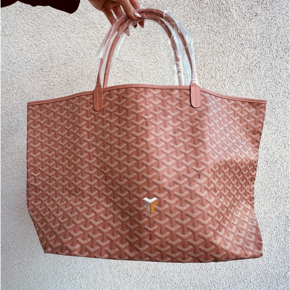 LIMITED EDITION🌸Goyard🌸Metallic Pearl Pink Saint Louis GM Tote - Picture 14 of 15